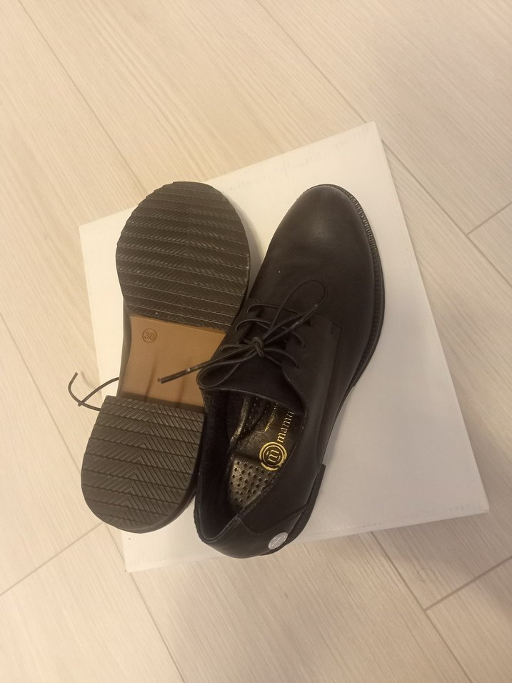 Siyah bayan Klasik Deri Ayakkabı - Görsel 5