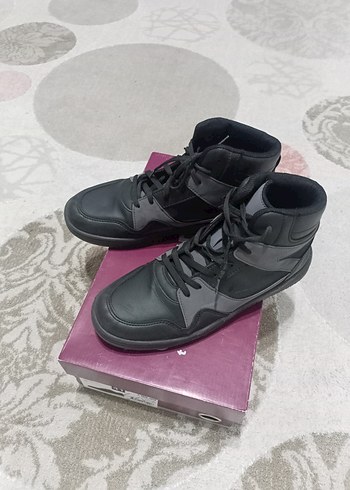 Gri - siyah Erkek Spor Botları - Görsel 7