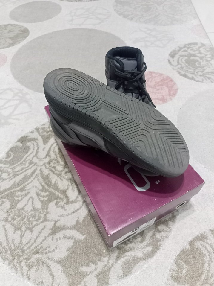 Gri - siyah Erkek Spor Botları - Görsel 4