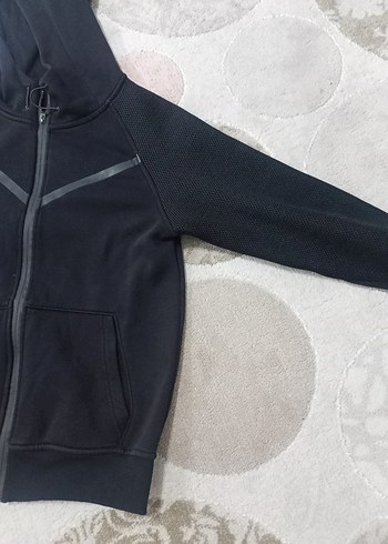 Siyah Kapüşonlu Fermuarlı Erkek Sweatshirt - Görsel 6