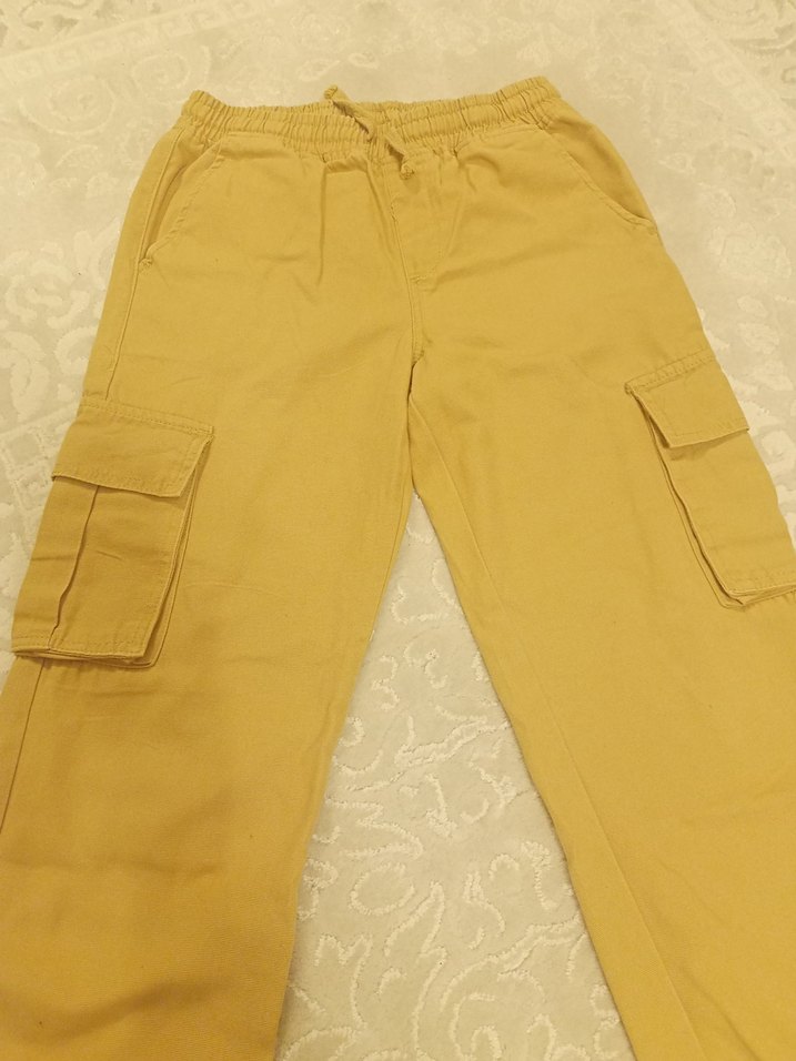 Erkek çocuk Rahat Kesim Kumaş Pantolon - Görsel 5