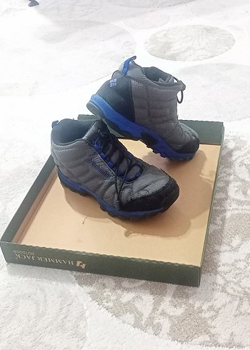 Gri Outdoor Erkek Ayakkabısı Velcro Bantlı - Görsel 4