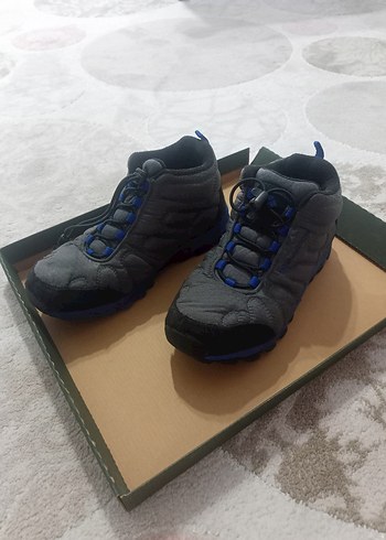 Gri Outdoor Erkek Ayakkabısı Velcro Bantlı - Görsel 2