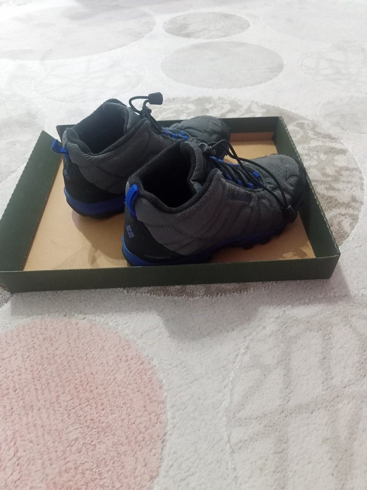 Gri Outdoor Erkek Ayakkabısı Velcro Bantlı - Görsel 3