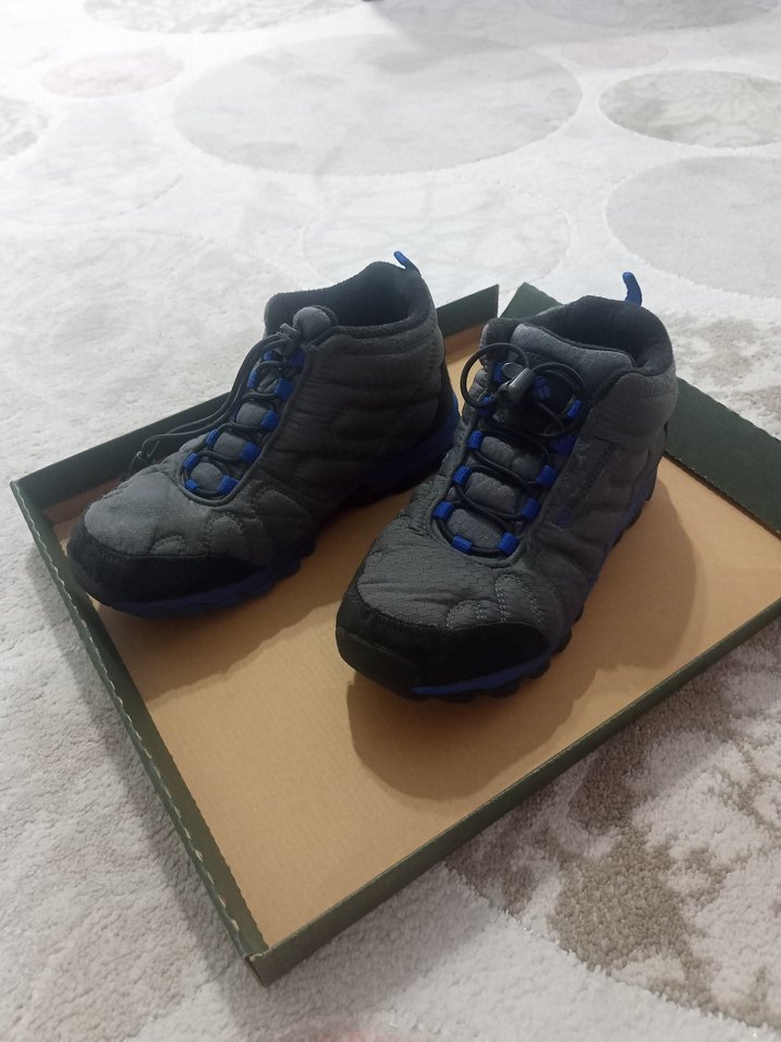 Gri Outdoor Erkek Ayakkabısı Velcro Bantlı - Görsel 2