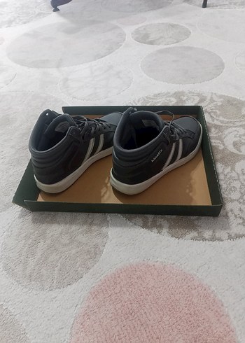 Gri Yandan Çizgili Spor Ayakkabı - Görsel 7