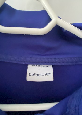 Kadın Mavi Yarım Fermuarlı Spor Sweatshirt - Görsel 3