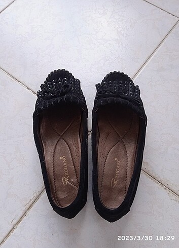 Rugano siyah loafer