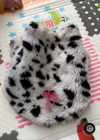 Leopar Desenli Kürklü Renkli Kedi köpek Kıyafeti