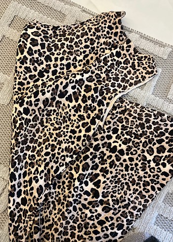 LC Waikiki Leopar Desenli Kolsuz Elbise