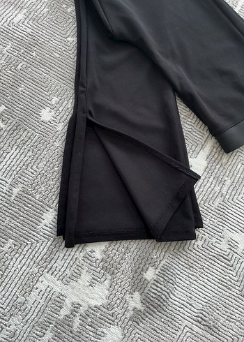 LC Waikiki Kadın Siyah Dar Kesim Streetwear Kumaş Pantolon