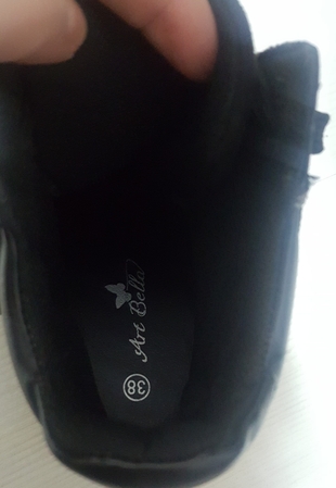 38 Beden siyah Renk topuklu spor ayakkabisi