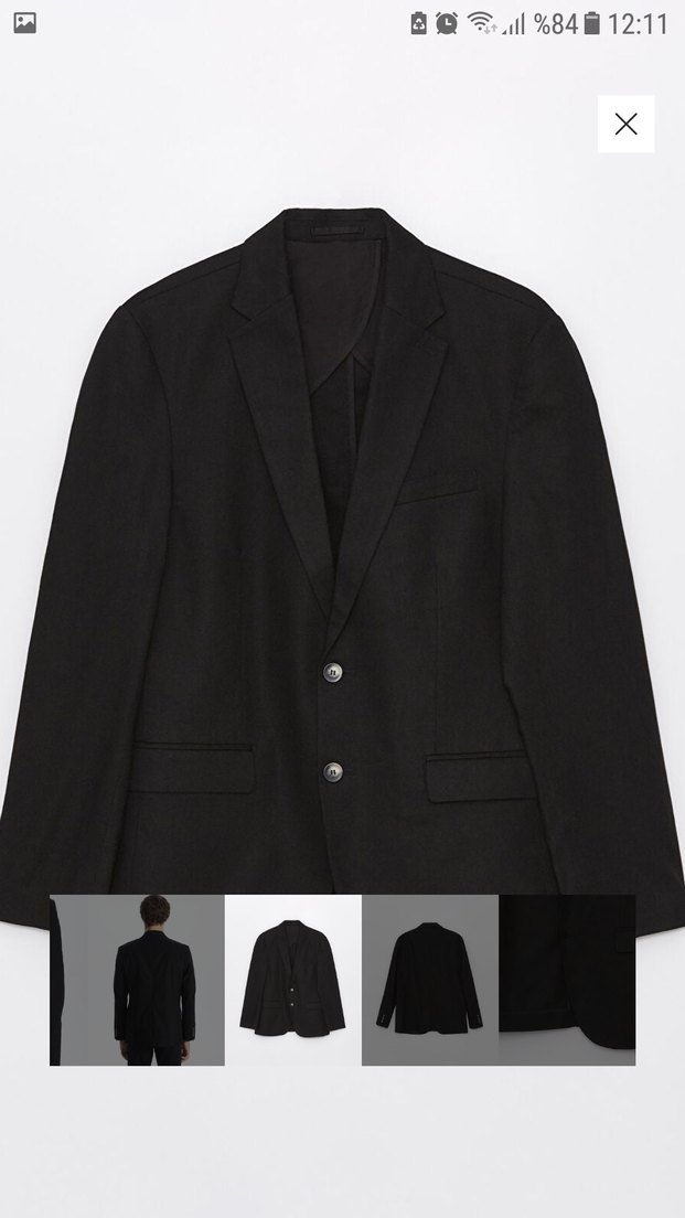 SOUTHBLUE Siyah Erkek Blazer Ceket - Görsel 3