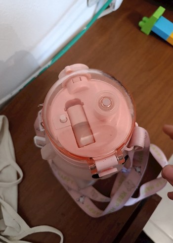 Pembe Ayı Figürlü Çocuk Matara - Görsel 4