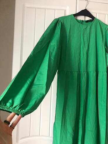 s Beden yeşil Renk Yeşil uzun elbise