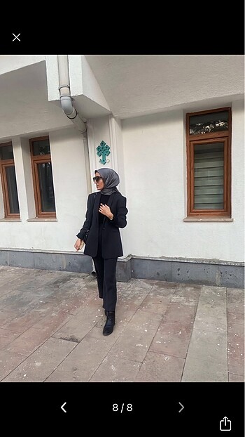 36 Beden Blazer takım