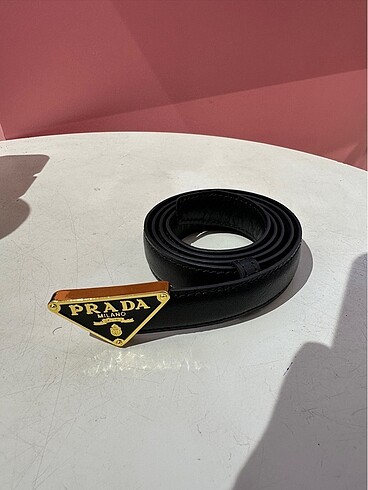 Prada kadın deri kemer