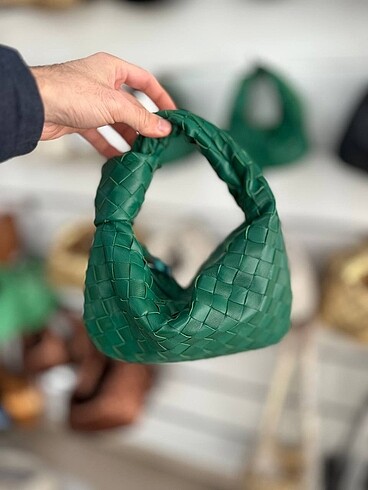Bottega jodie mini koyu yeşil