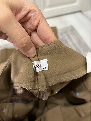 38 Beden camel Renk Kadın kumaş pantolon