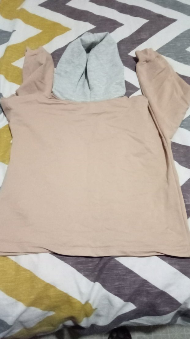 Kız Çocuk Kapüşonlu Baskılı Sweatshirt - Görsel 2