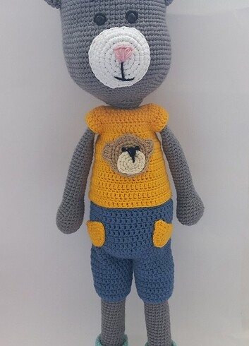 AMIGURUMI OYUNCAK KEDI TOBY 40 CM