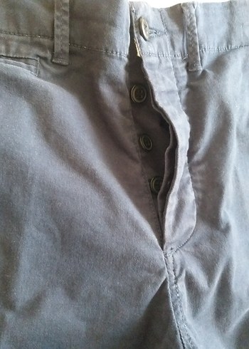 Erkek Lacivert Denim Şort - Görsel 5