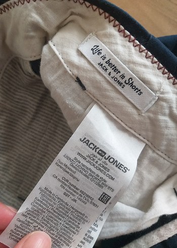 Erkek Lacivert Denim Şort - Görsel 7