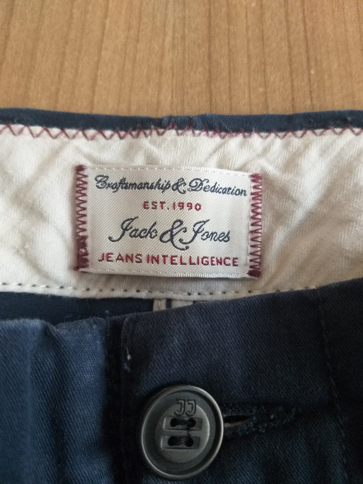 Erkek Lacivert Denim Şort - Görsel 4