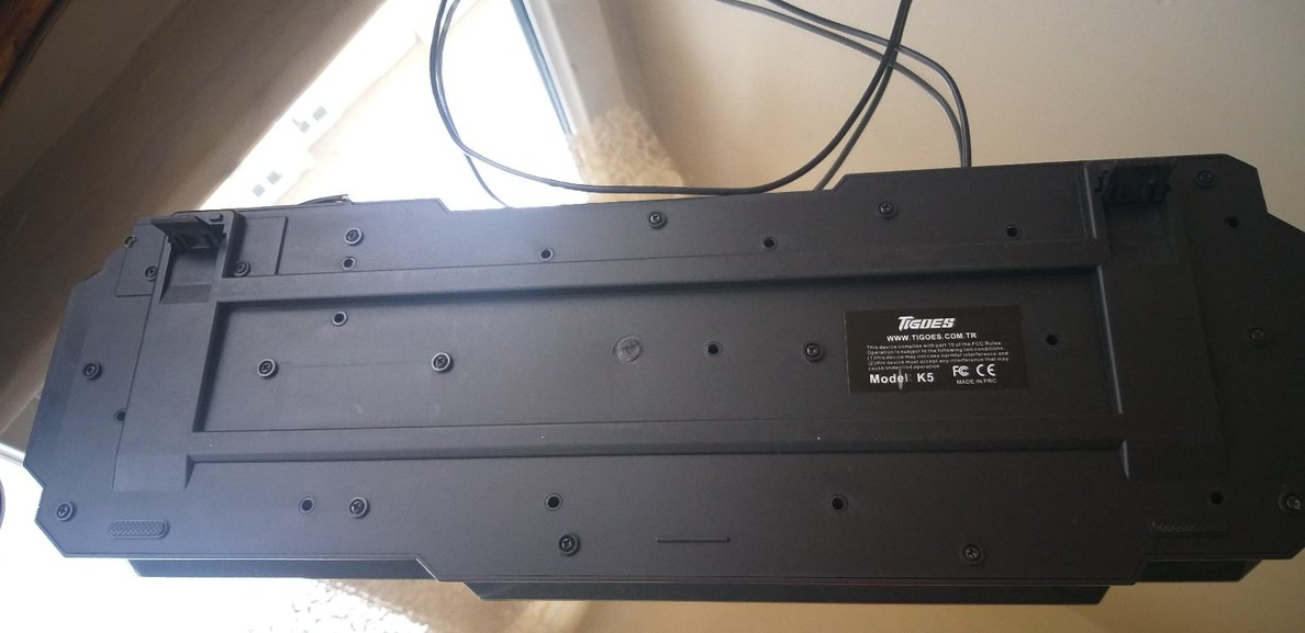 Mavi Detaylı TGDES Kablolu Klavye - Görsel 5