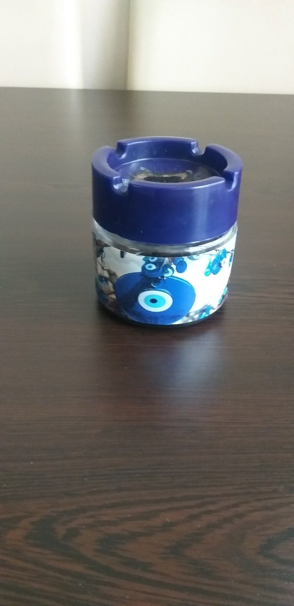 Mavi Nazar Boncuklu Kavanoz - Görsel 3