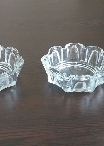 Şeffaf Cam Küllük Seti - Görsel 2