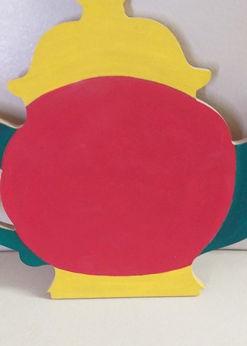 Renkli Kırmızı Çaydanlık Dekoru - Görsel 3