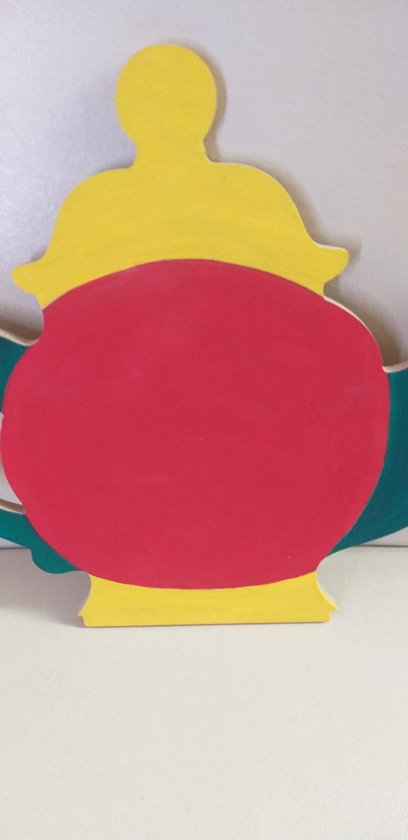 Renkli Kırmızı Çaydanlık Dekoru - Görsel 3