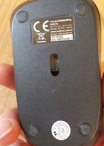 Bordo Kablolu Hadron Mouse - Görsel 5