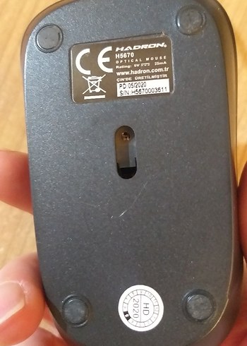 Bordo Kablolu Hadron Mouse - Görsel 4