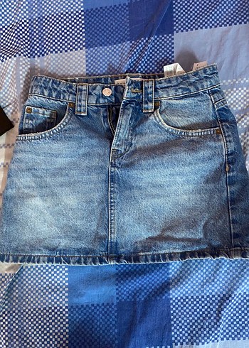 stradıvarıus Midi Denim Etek - Görsel 2