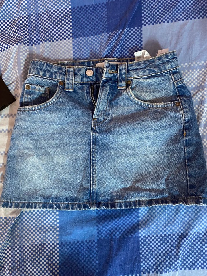 stradıvarıus Midi Denim Etek - Görsel 2