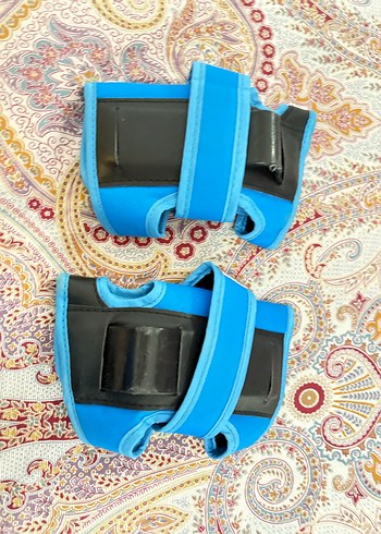 Mavi Çocuk Koruyucu Seti - Kask ve Dizlik - Görsel 5