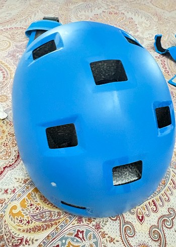 Mavi Çocuk Koruyucu Seti - Kask ve Dizlik - Görsel 7