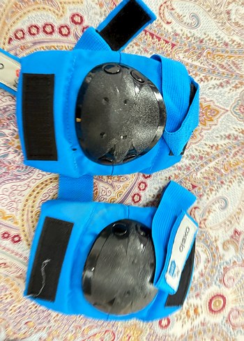 Mavi Çocuk Koruyucu Seti - Kask ve Dizlik - Görsel 4