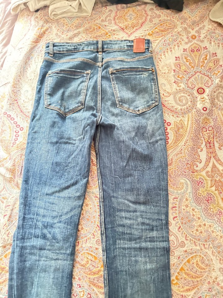 Zara yırtık skinny jean - Görsel 2