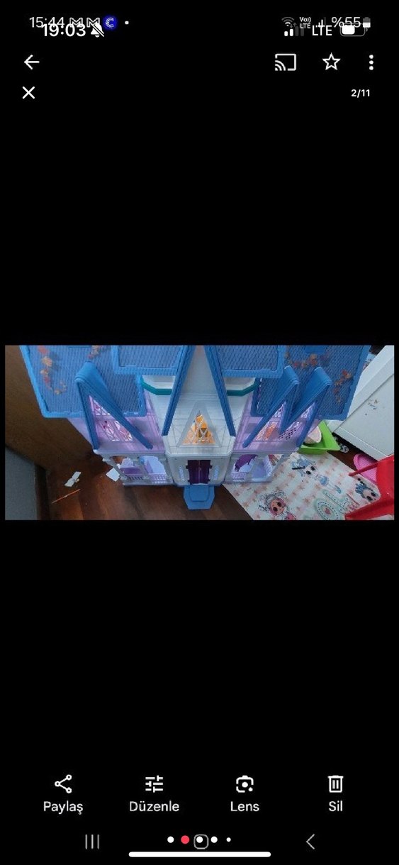 Pastel Renkli Çok Bölmeli Çocuk Rafı - Görsel 2