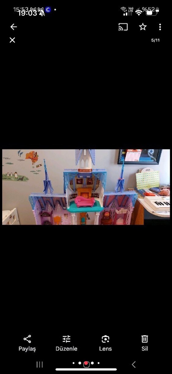 Pastel Renkli Çok Bölmeli Çocuk Rafı - Görsel 5