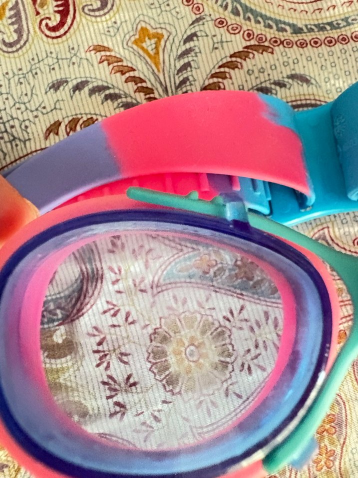 Renkli Bağlantılı Yüzme Gözlüğü - Görsel 3