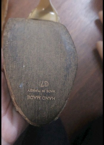 Bej Yılan Desenli sertaç delibaş tasarım el yapımı ayakkabı yeni - Görsel 4