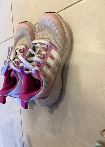 Adidas Adidas Pembe Bağcıklı Spor Ayakkabı
