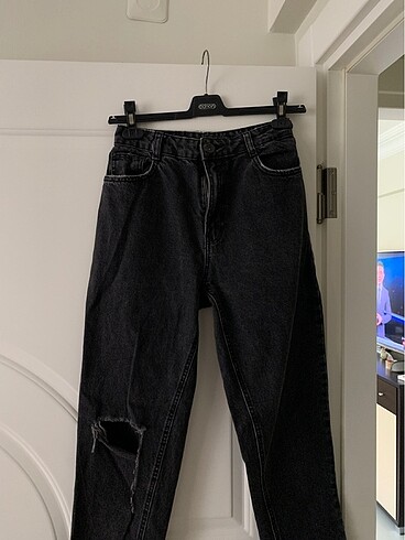 Bershka Siyah Denim Pantolon