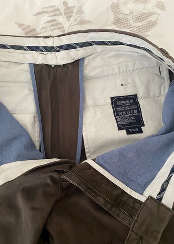 Erkek Kahverengi boy 96 bel 47a kısmı 66 erkek pantolonu - Görsel 5