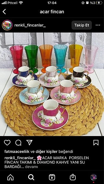 Hobby Life Açık pembe çiçekli fincan