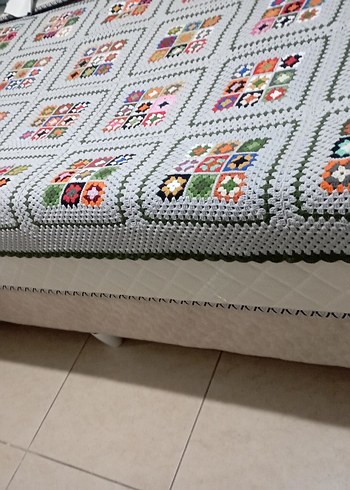 örgü battaniye, yatak ortusu - Görsel 2